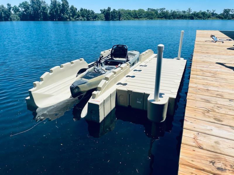 Kayak Launch Install by R.J.'s Boat Lifts