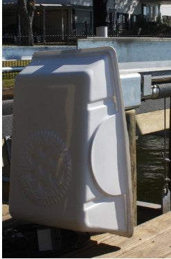 Boat hoist motor cover for a boat lift